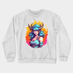 Demoness mage Crewneck Sweatshirt